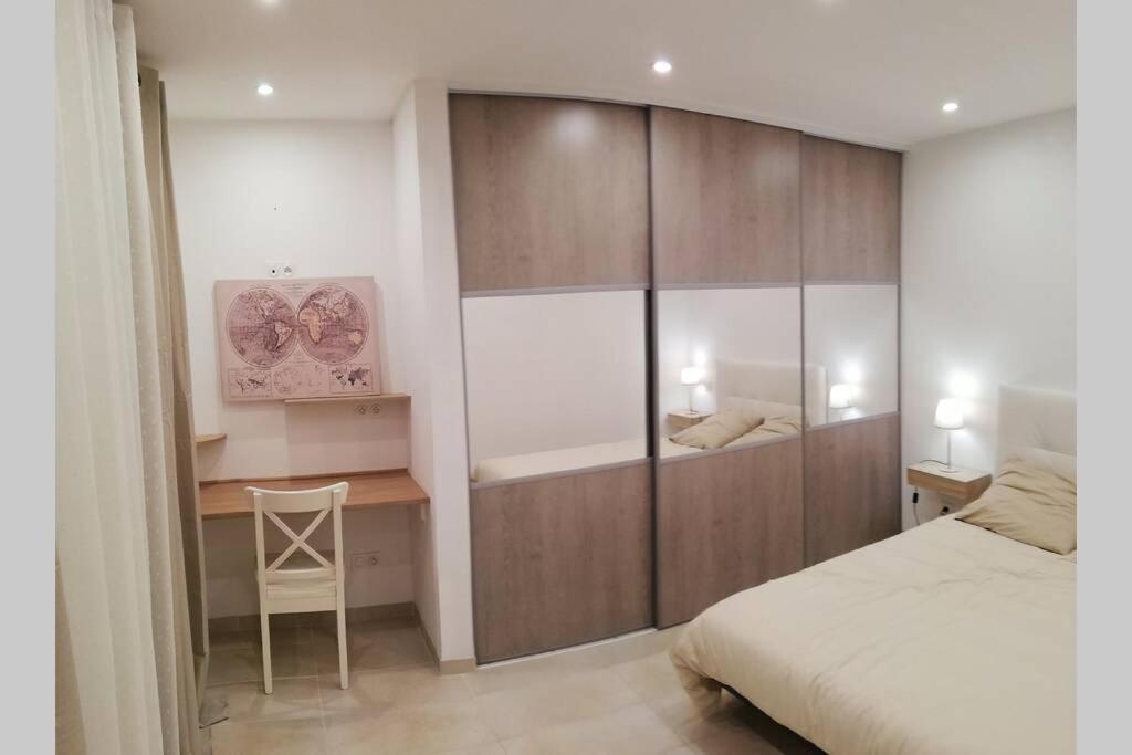 Appartement T2 Rez De Villa Proche Bord De Mer 르프라데 외부 사진